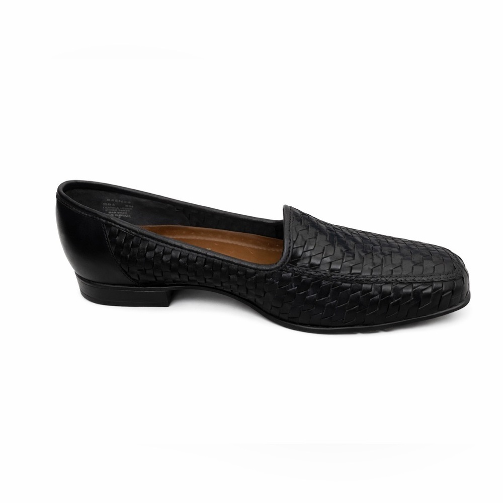SOUL Naturalizer Bebe Woven Loafers Black Comfort Flats 8N NEW No Tags - Picture 5 of 7